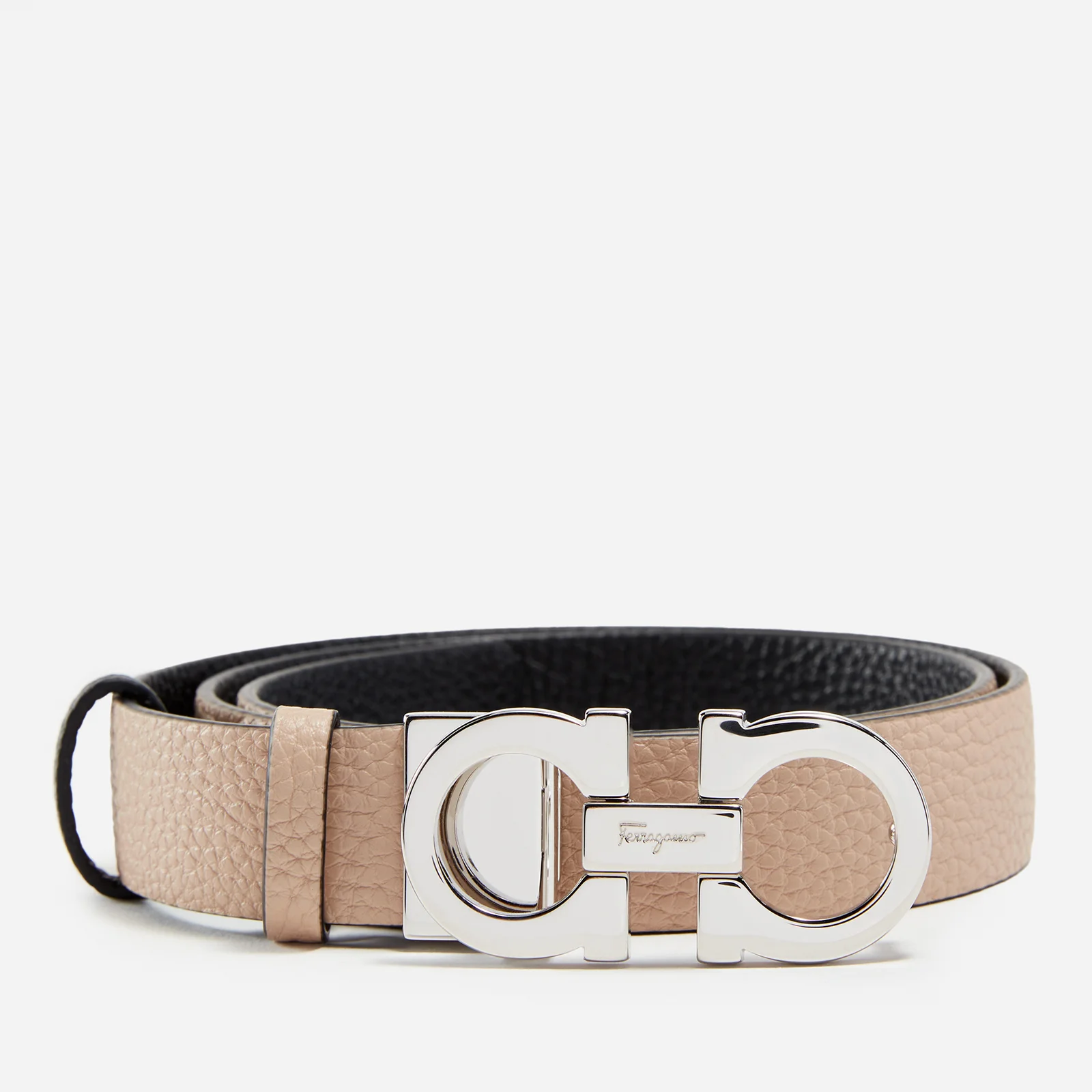 Ferragamo Gancini Reversible Leather Belt Image 1