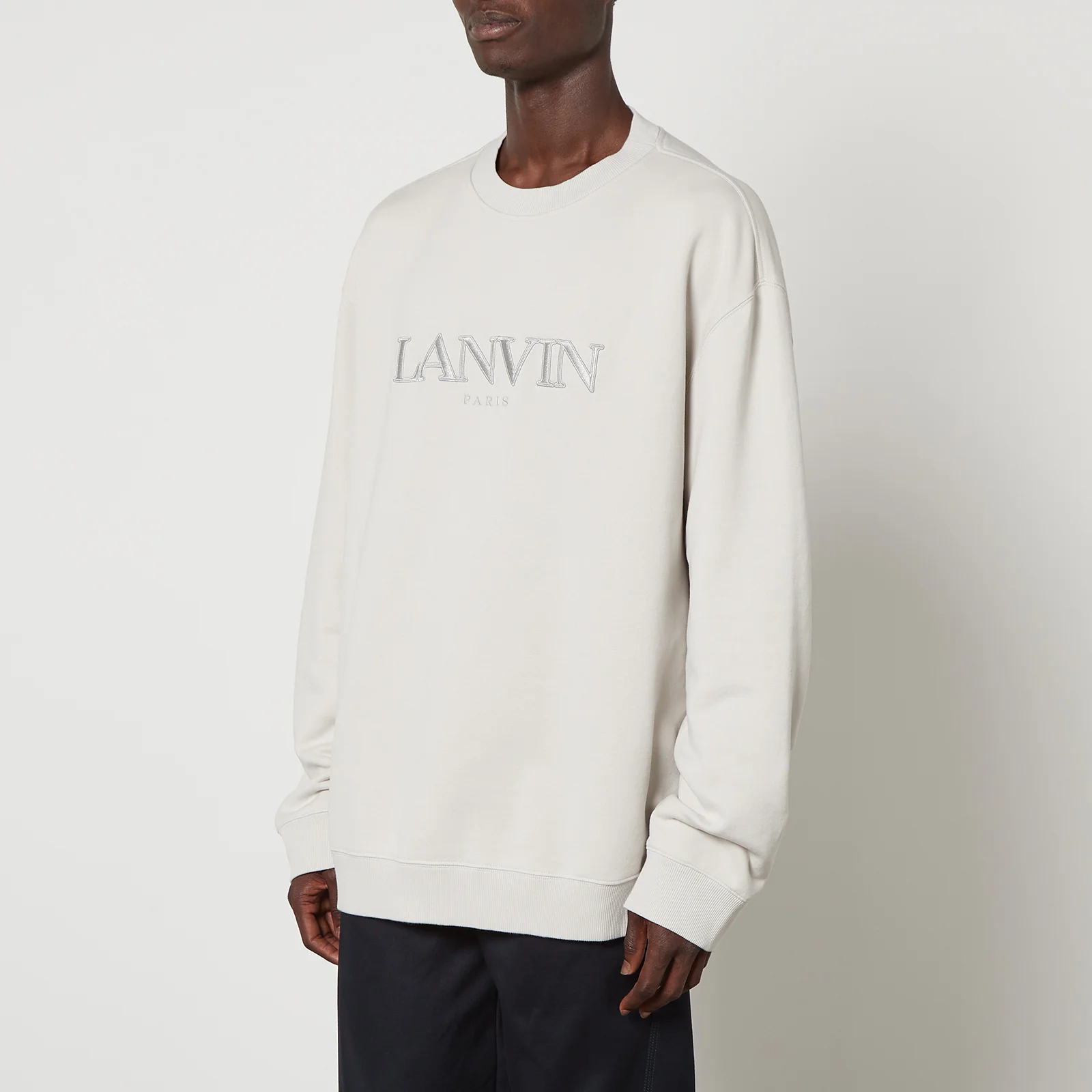 Lanvin Classic Lanvin Paris Embroidered Cotton Sweatshirt - S Image 1