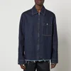 Lanvin Zipped Cotton Denim Shirt - Image 1