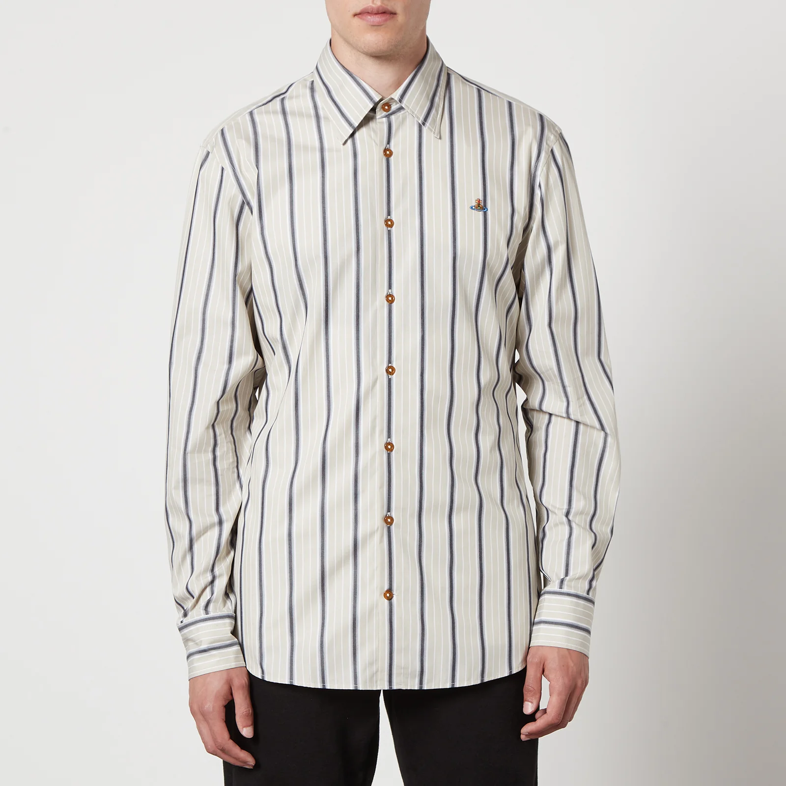 Vivienne Westwood Ghost Striped Cotton Shirt Image 1
