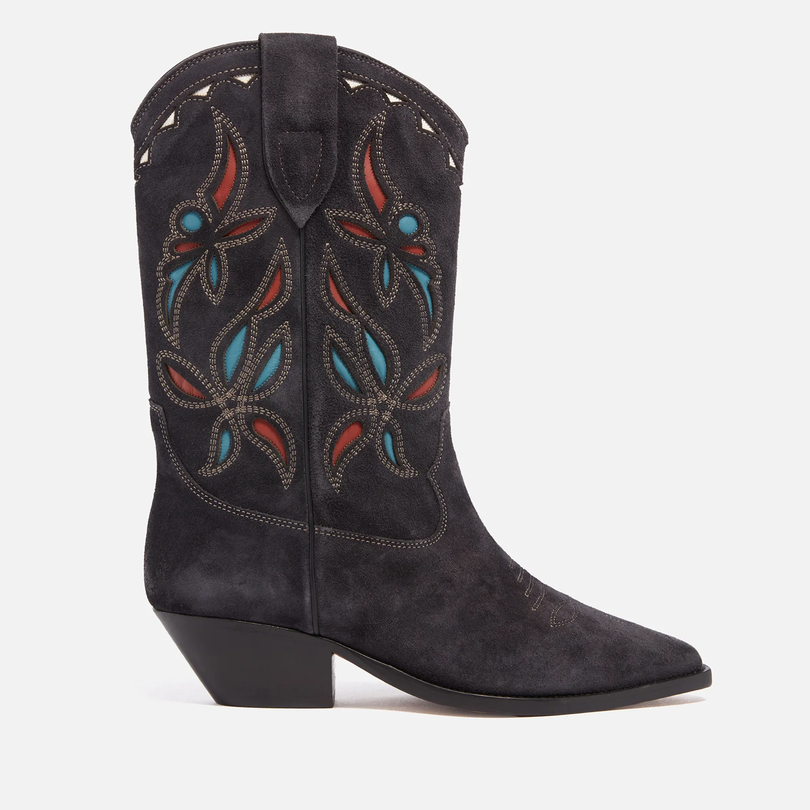 Isabel Marant Women's Duerto Suede Western Boots Image 1