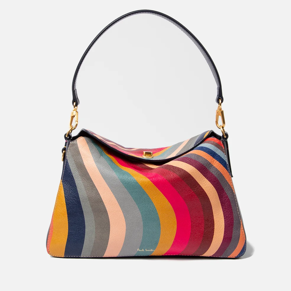 Paul Smith Swirl Printed Leather Shoulder Bag Image 1