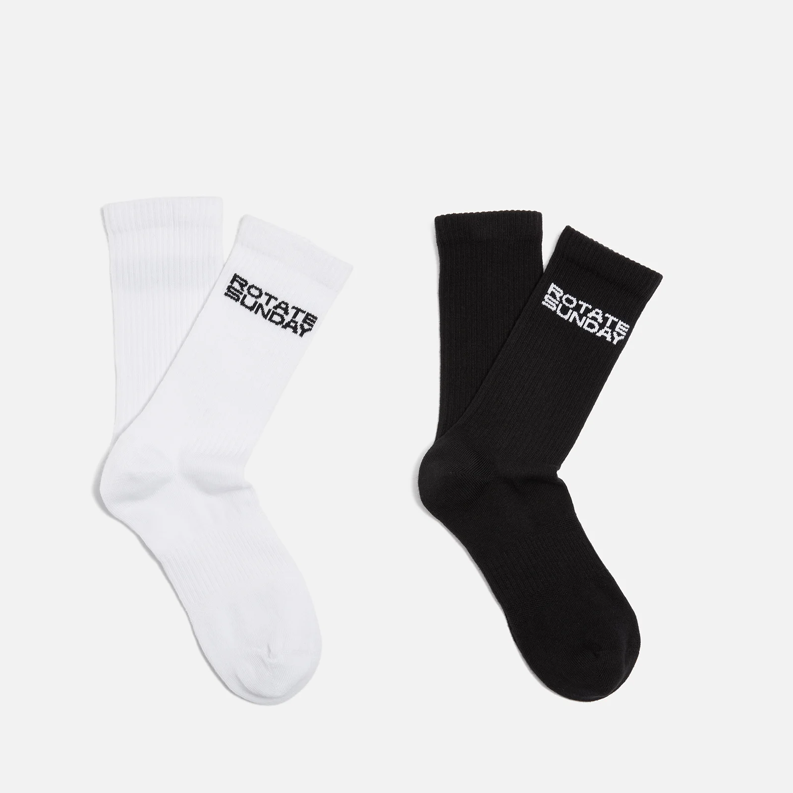 ROTATE Two-Pack Logo Cotton-Blend Socks Image 1