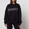ROTATE Logo-Embellished Cotton-Jersey Sweatshirt - XS - Image 1