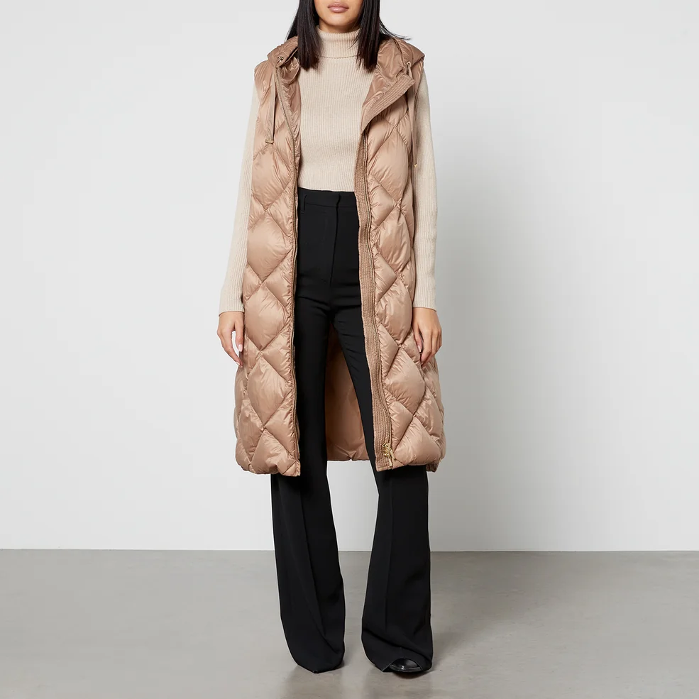 Max Mara The Cube Tregil Quilted Shell Down Gilet Image 1