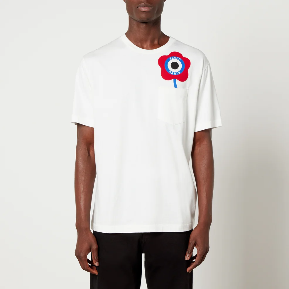 KENZO Target Classic Cotton-Jersey T-Shirt - M Image 1