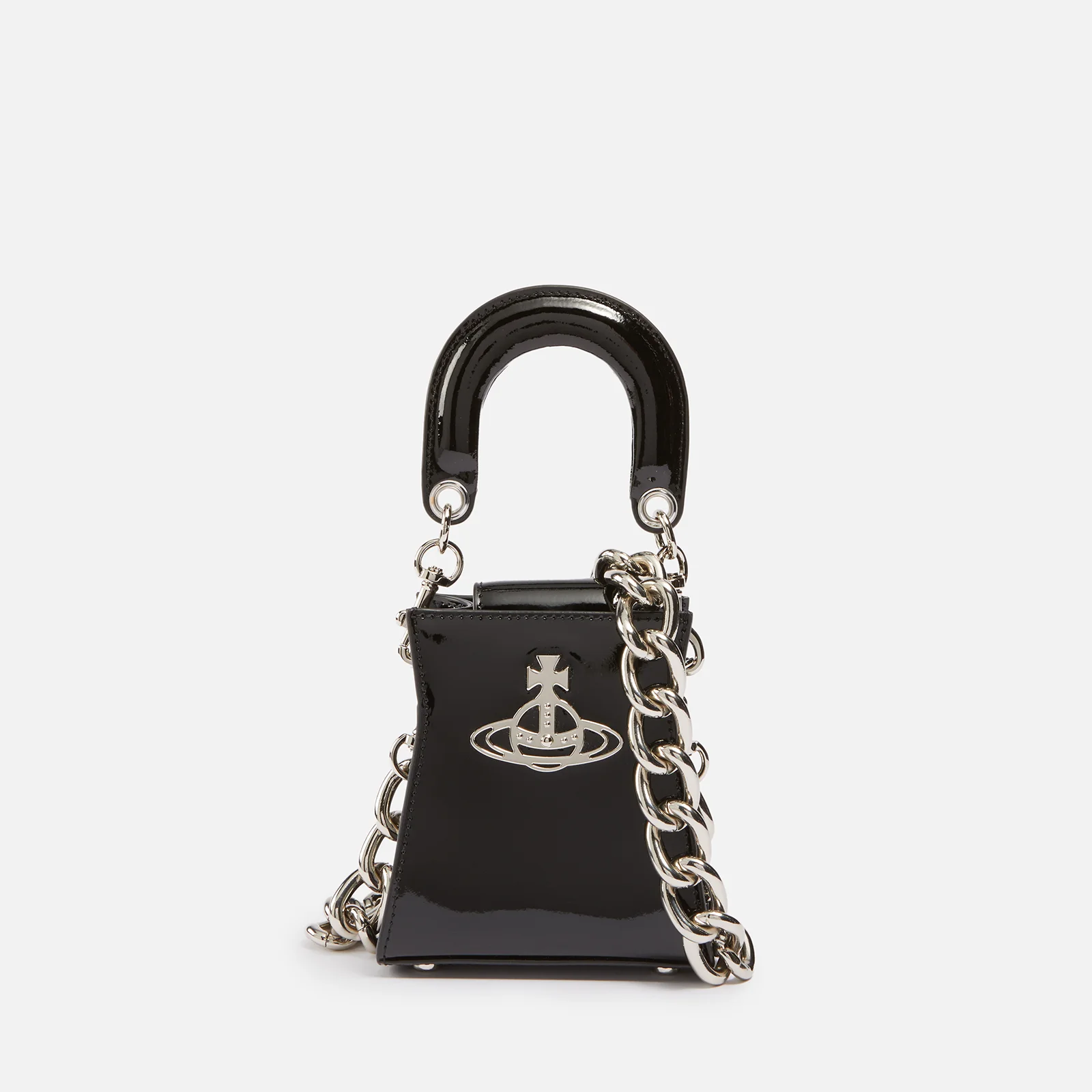 Vivienne Westwood Kelly Small Patent-Leather Tote Bag Image 1