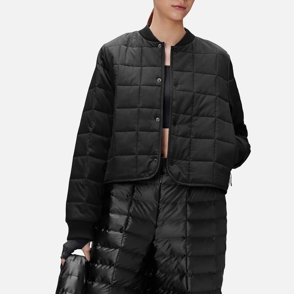 Rains Quilted Shell Liner Bomber Jacket Image 1