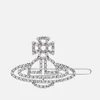Vivienne Westwood Annalisa Silver-Tone and Crystal Hair Clip - Image 1