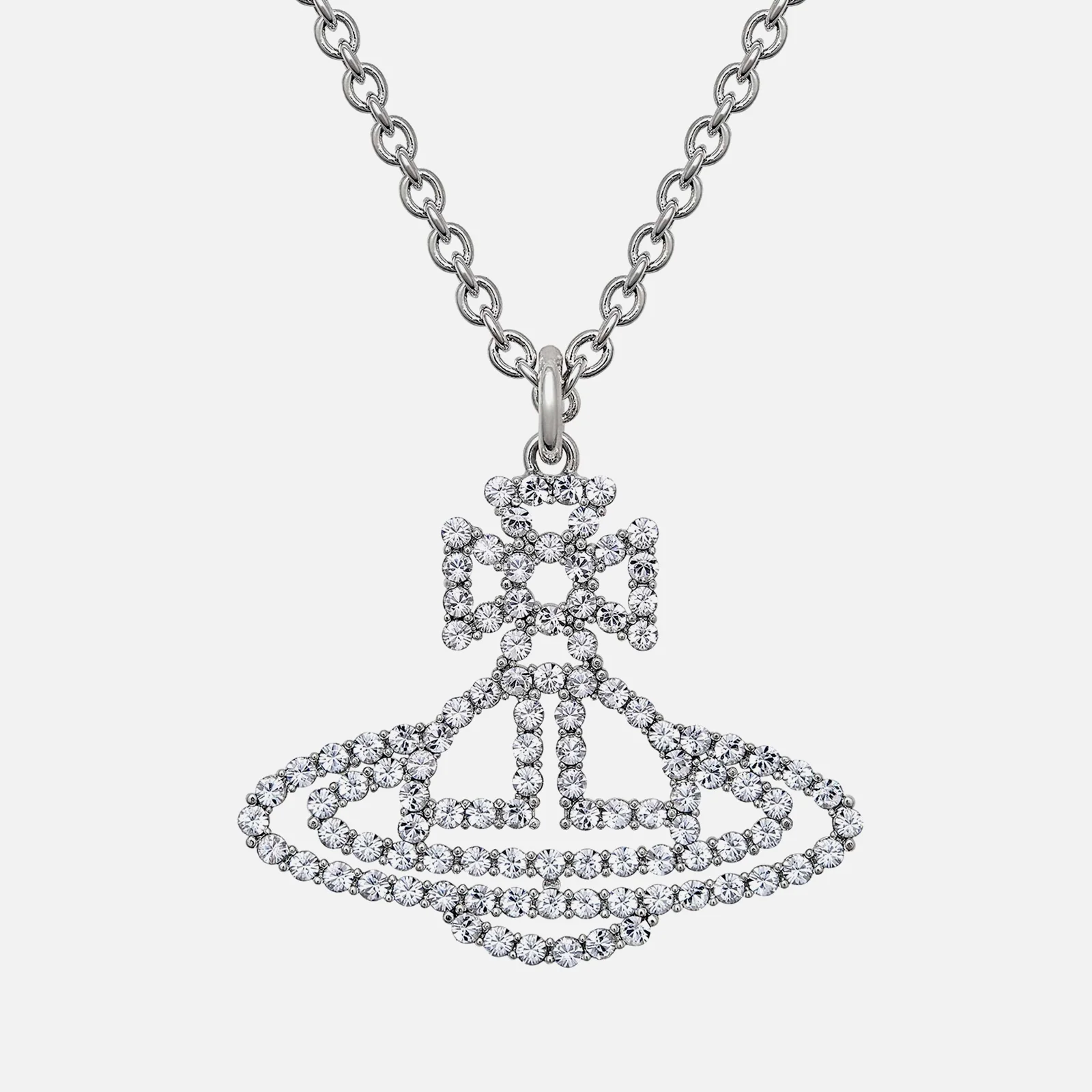 Vivienne Westwood Annalisa Silver-Tone and Crystal Necklace Image 1