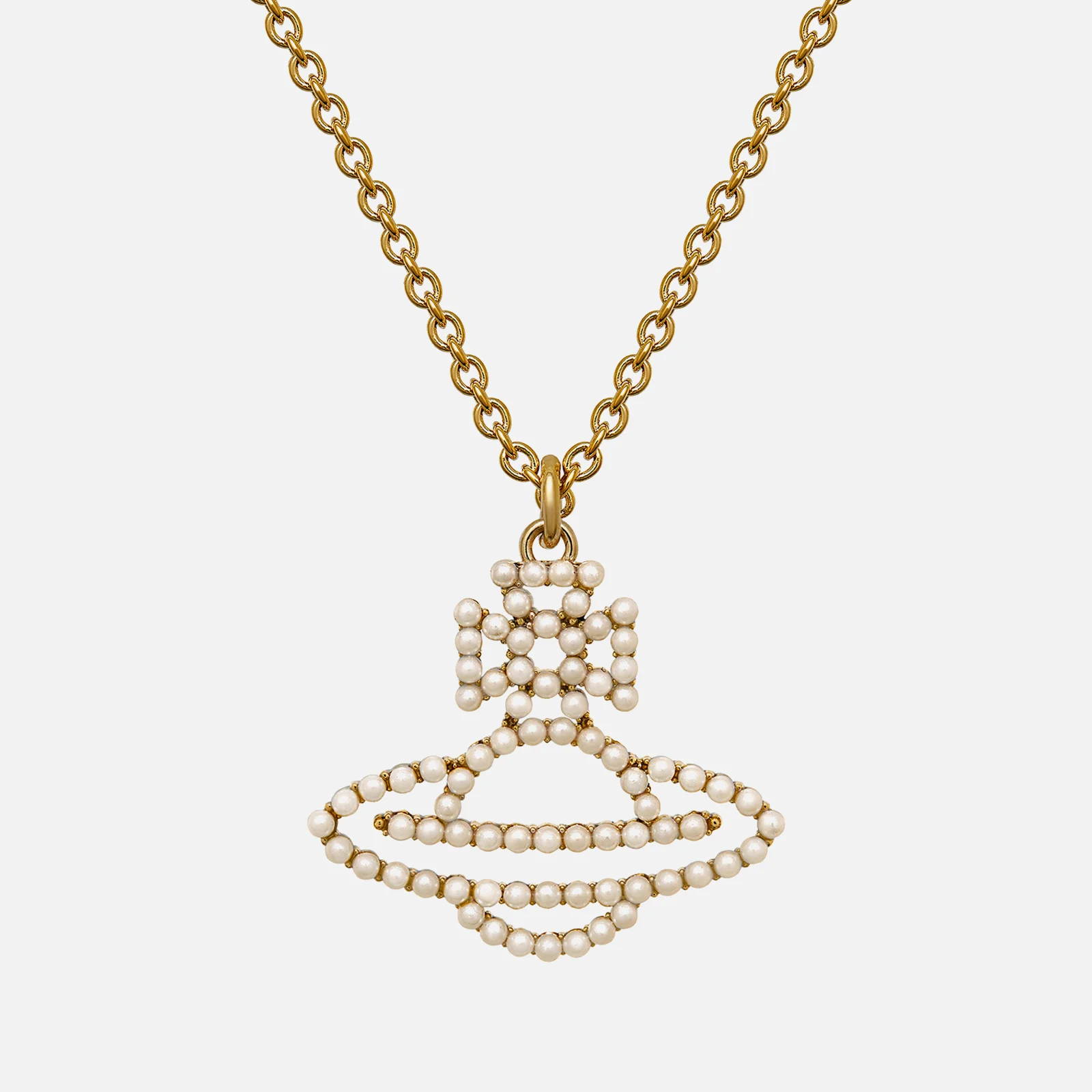 Vivienne Westwood Isla Gold-Tone Faux-Pearl Necklace Image 1