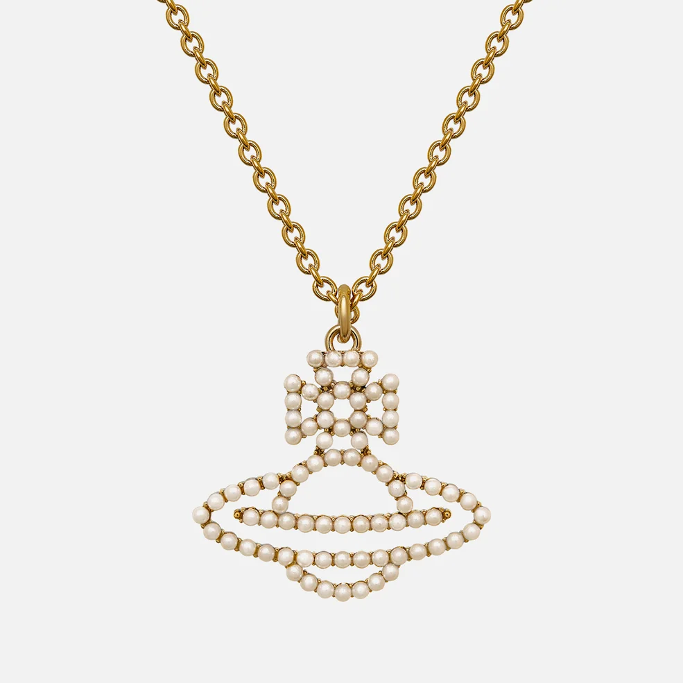 Vivienne Westwood Isla Gold-Tone Faux-Pearl Necklace Image 1