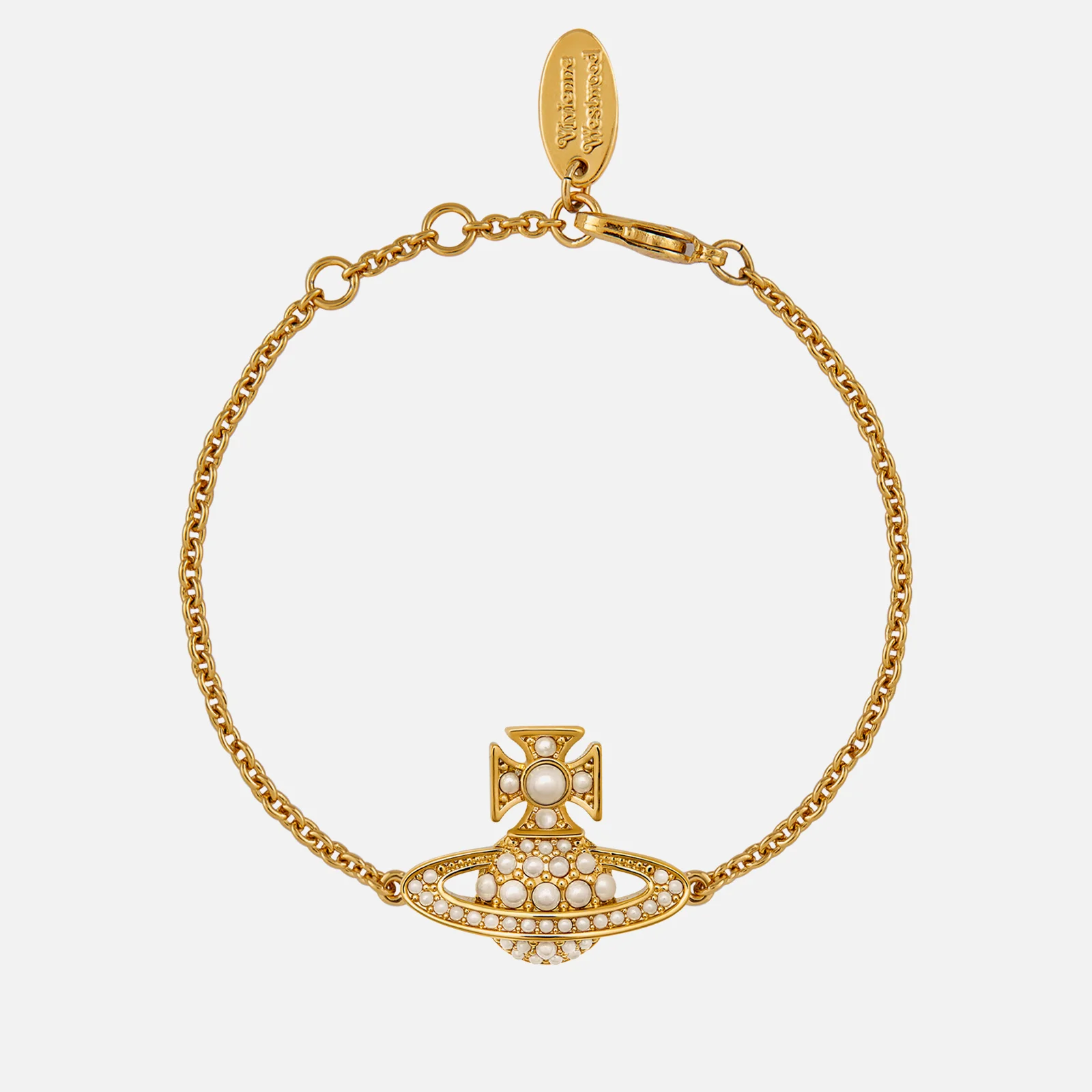 Vivienne Westwood Luzia Bas Relief Gold-Tone Bracelet Image 1