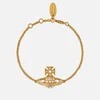 Vivienne Westwood Luzia Bas Relief Gold-Tone Bracelet - Image 1