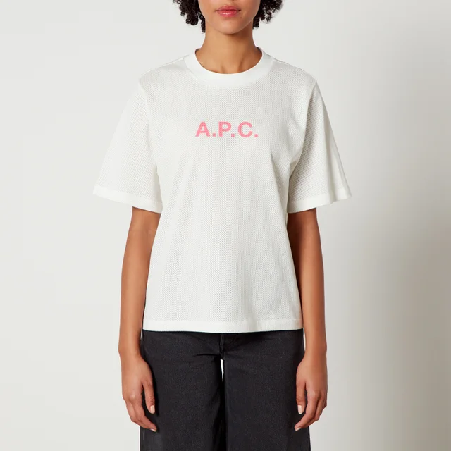 A.P.C. Mae Cotton-Mesh T-Shirt