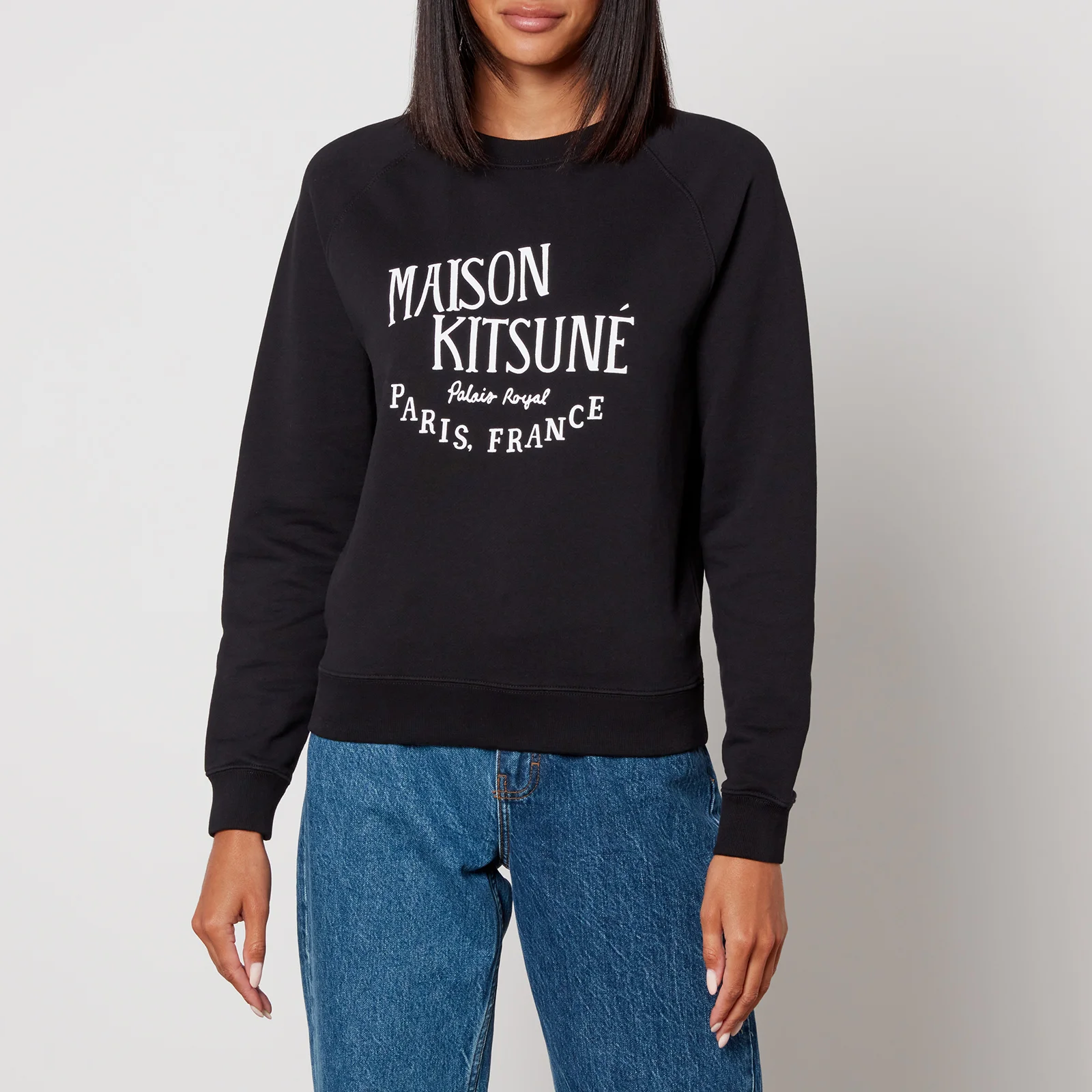Maison Kitsuné Palais Royal Vintage Cotton-Jersey Sweatshirt Image 1