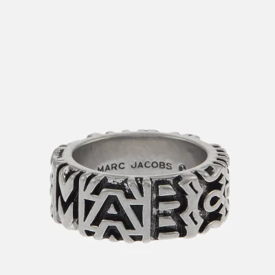 Marc Jacobs Monogram Engraved Ring - 6