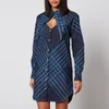 Vivienne Westwood Heart Checked Denim Shirt Dress - IT 38/UK 6 - Image 1