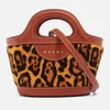Marni Tropicalia Leopard-Print Shearling and Leather Micro Bag - Image 1