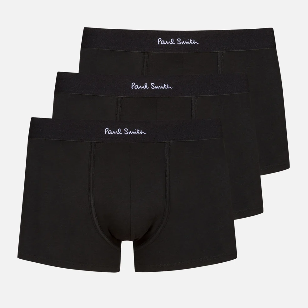 PS Paul Smith Three-Pack Organic Cotton-Blend Boxer Shorts Image 1