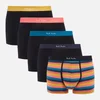 PS Paul Smith Five-Pack Cotton-Blend Trunk Boxer Shorts - Image 1