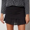 Marant Etoile Dorela Smocked Cotton-Blend Crepon Skirt - Image 1