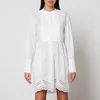 Marant Etoile Rehana Cotton Broderie Anglaise Mini Dress - Image 1