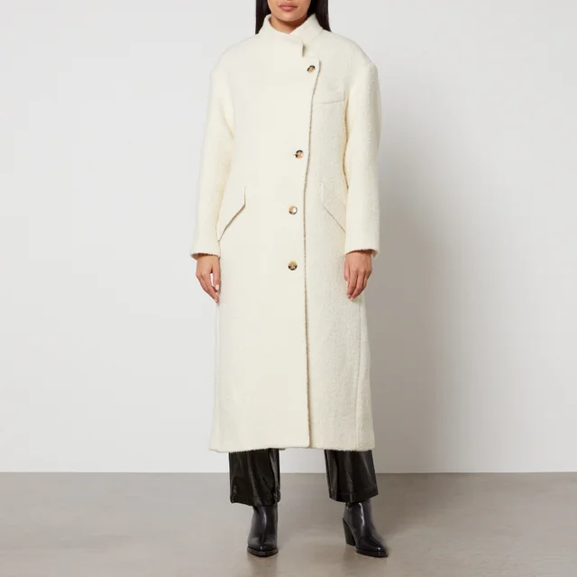 Marant Etoile Sabine Brushed Tweed Overcoat