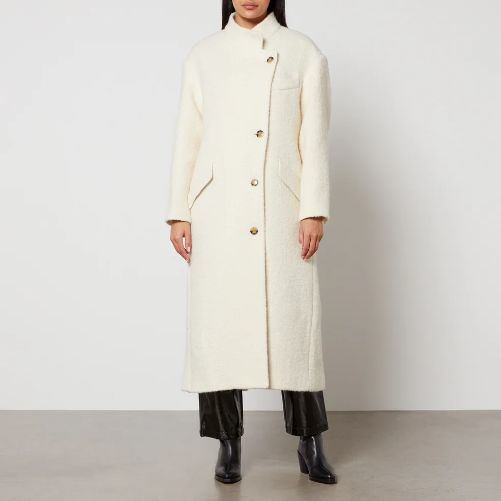 Marant Etoile Sabine Brushed Tweed Overcoat - FR 36/UK 8 Image 1
