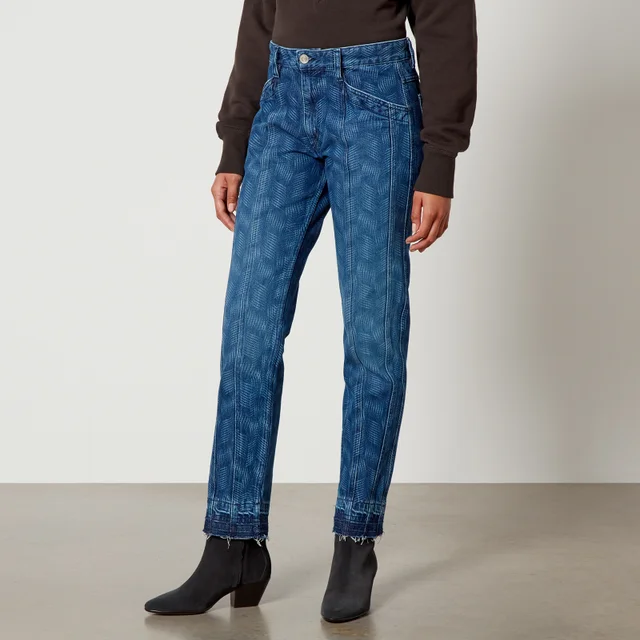 Marant Etoile Sulanoa Laser Slim Fit Denim Jeans