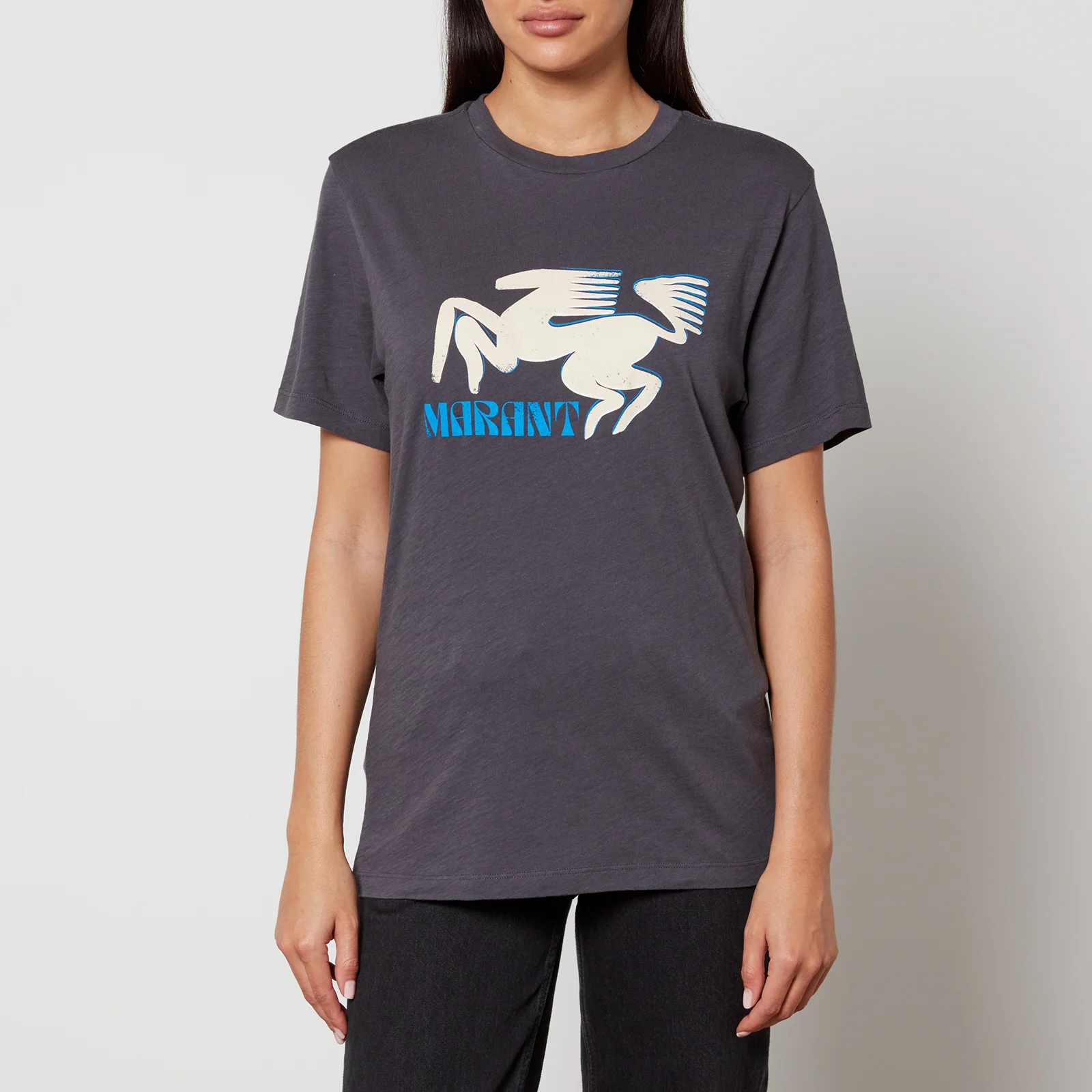 Marant Etoile Zewel Horse Logo Cotton T-Shirt Image 1