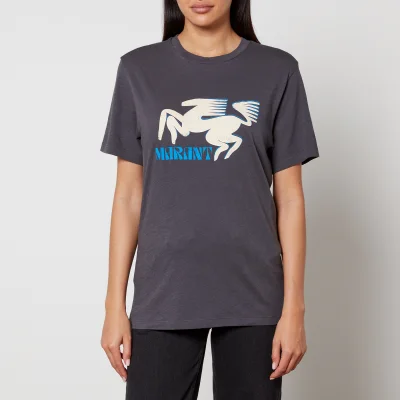 Marant Etoile Zewel Horse Logo Cotton T-Shirt