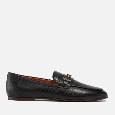 Tod's Women's Crossgrain Leather Loafers