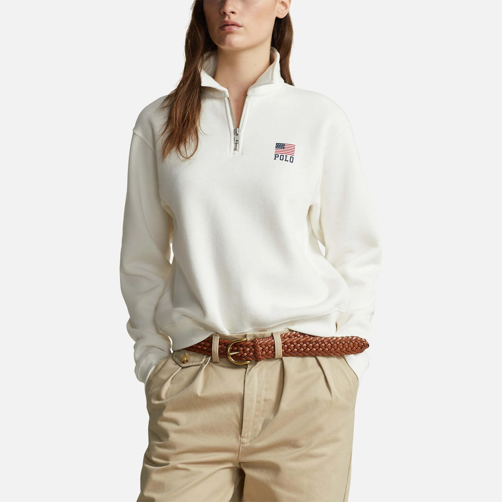 Polo Ralph Lauren Logo Cotton-Blend Sweatshirt Image 1