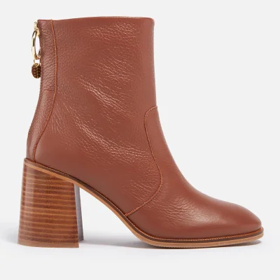 See by Chloé Aryel Leather Heeled Boots - UK 3