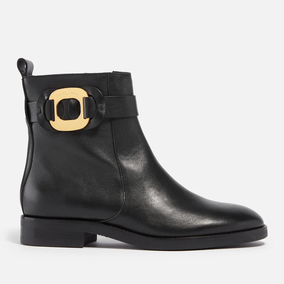 See by Chloé Chany Leather Ankle Boots - UK 3 Image 1