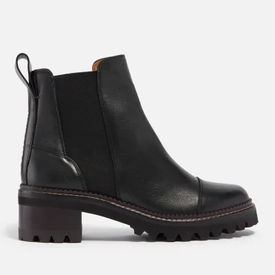 See by Chloé Mallory Leather Chelsea Boots - UK 3