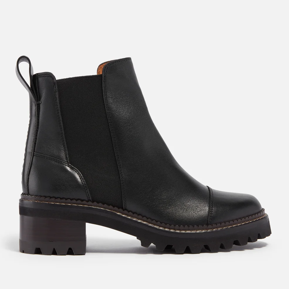 See by Chloé Mallory Leather Chelsea Boots - UK 3 Image 1