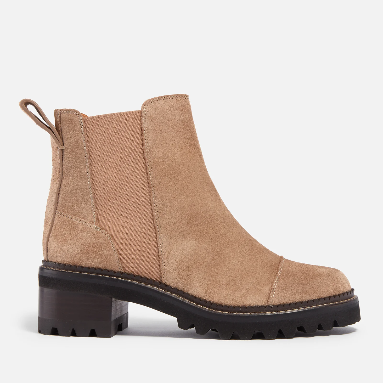See by Chloé Mallory Suede Chelsea Boots - UK 4 Image 1