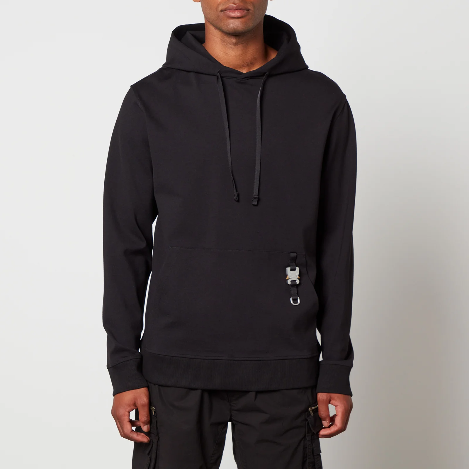 1017 ALYX 9SM Buckle Detail Jersey Hoodie - S Image 1