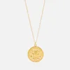 Hermina Athens Kressida Crystal Embellished Gold-Plated Necklace - Image 1