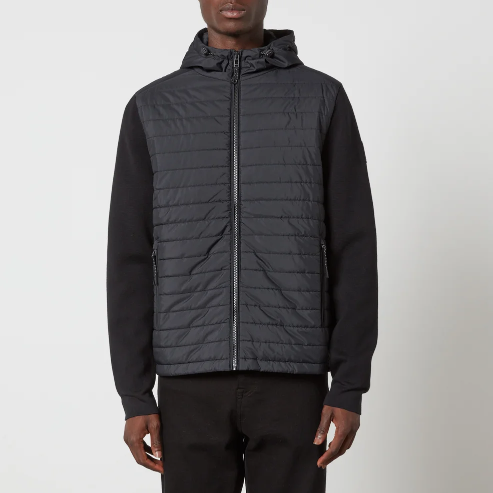 Belstaff Vert Shell and Ribbed-Knit Jacket Image 1