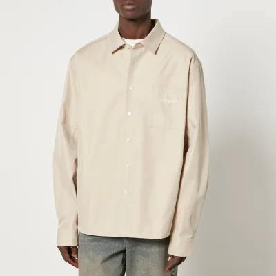 Axel Arigato Flow Logo-Embroidered Twill Overshirt