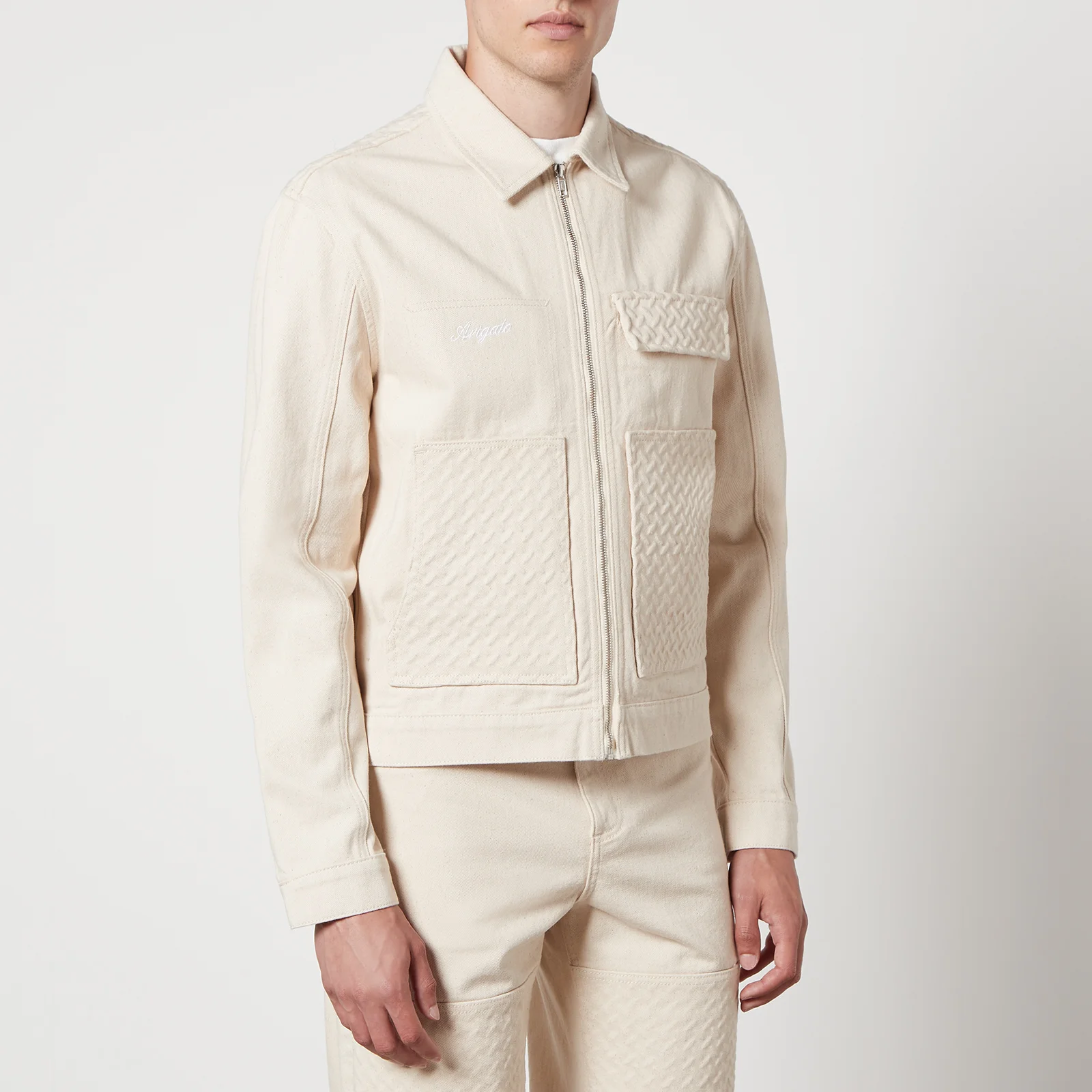 Axel Arigato Grate Embossed Cotton-Twill Jacket Image 1