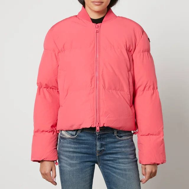 Diesel W-Oluch Quilted Cotton-Blend Padded Coat