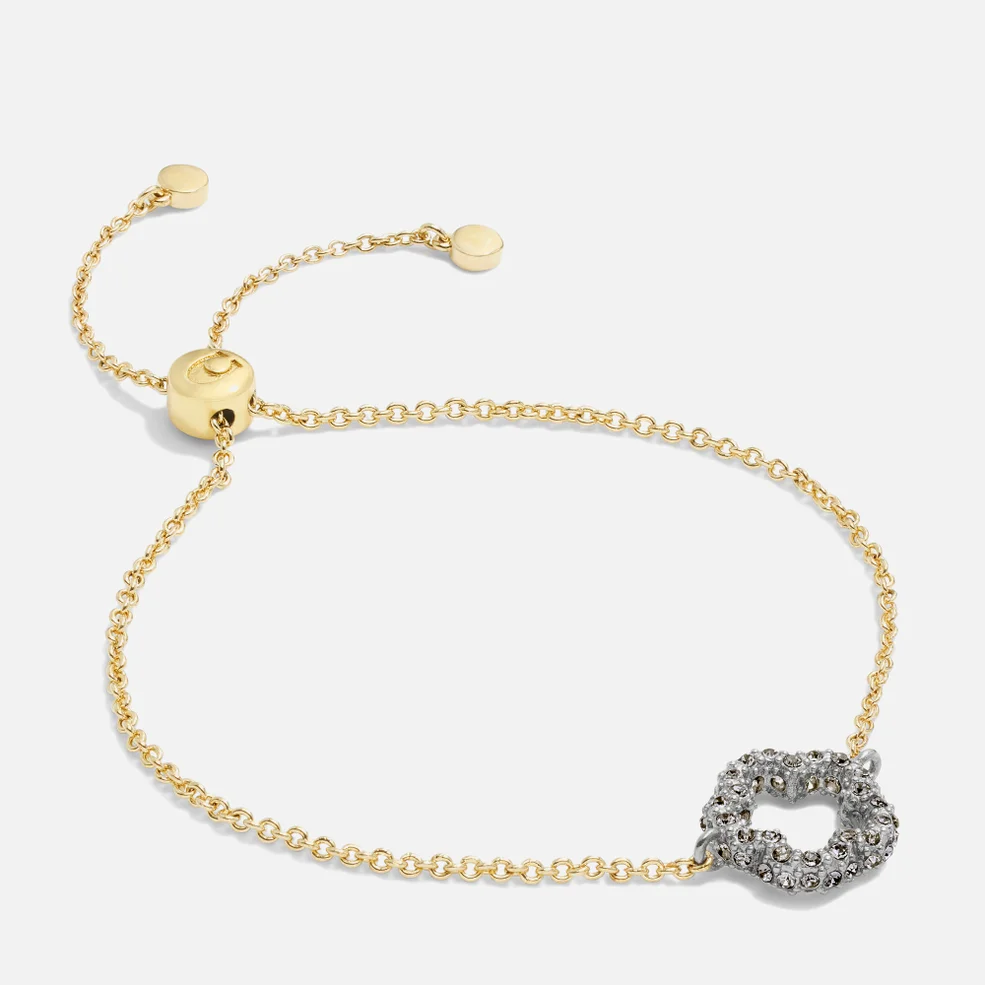 Coach Tearose Slider Gold-Tone Bracelet Image 1