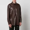 Nanushka Landis Faux Leather Shirt - Image 1