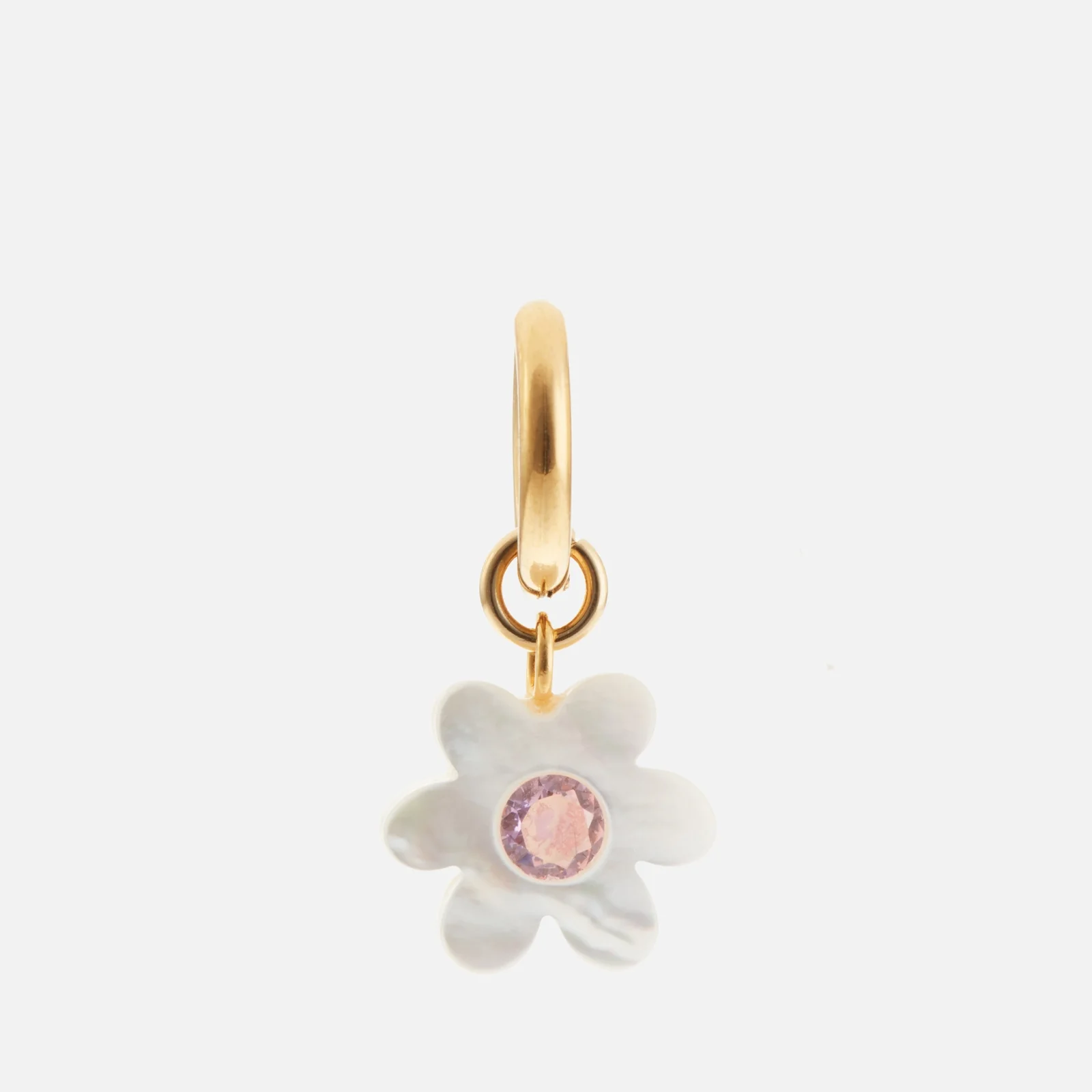 Notte Mini Superbloom Glow Gold-Plated Stud Earring Image 1