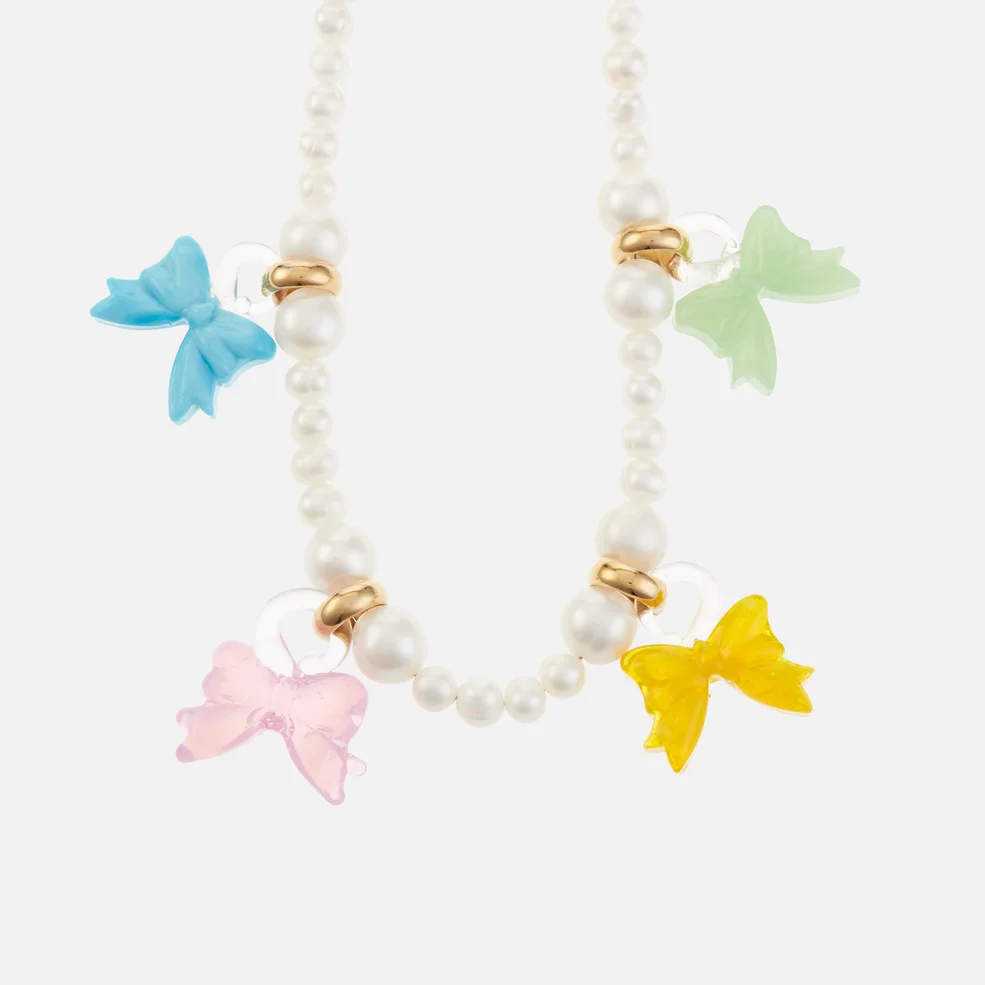 Notte Little Bow Peep Pearl Necklace Image 1