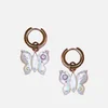 Notte Farfalla Glow Mother of Pearl Gold-Plated Earrings - Image 1